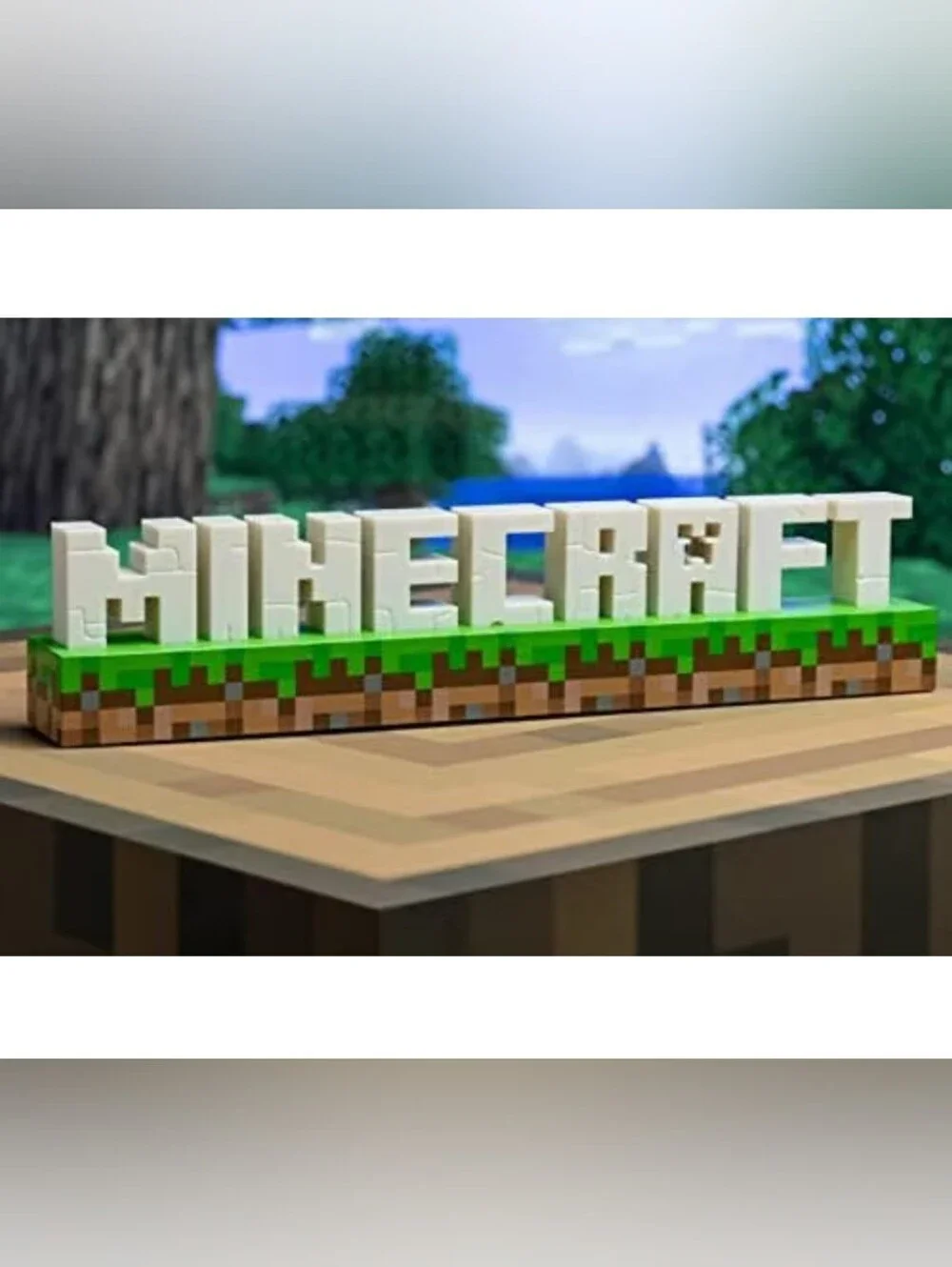 Paladone Minecraft Light Licensed Merchandise 2 Modes USB Battery Gaming Decor